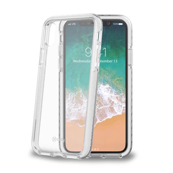 Celly HEXAGON IPHONE XS/X WHITE